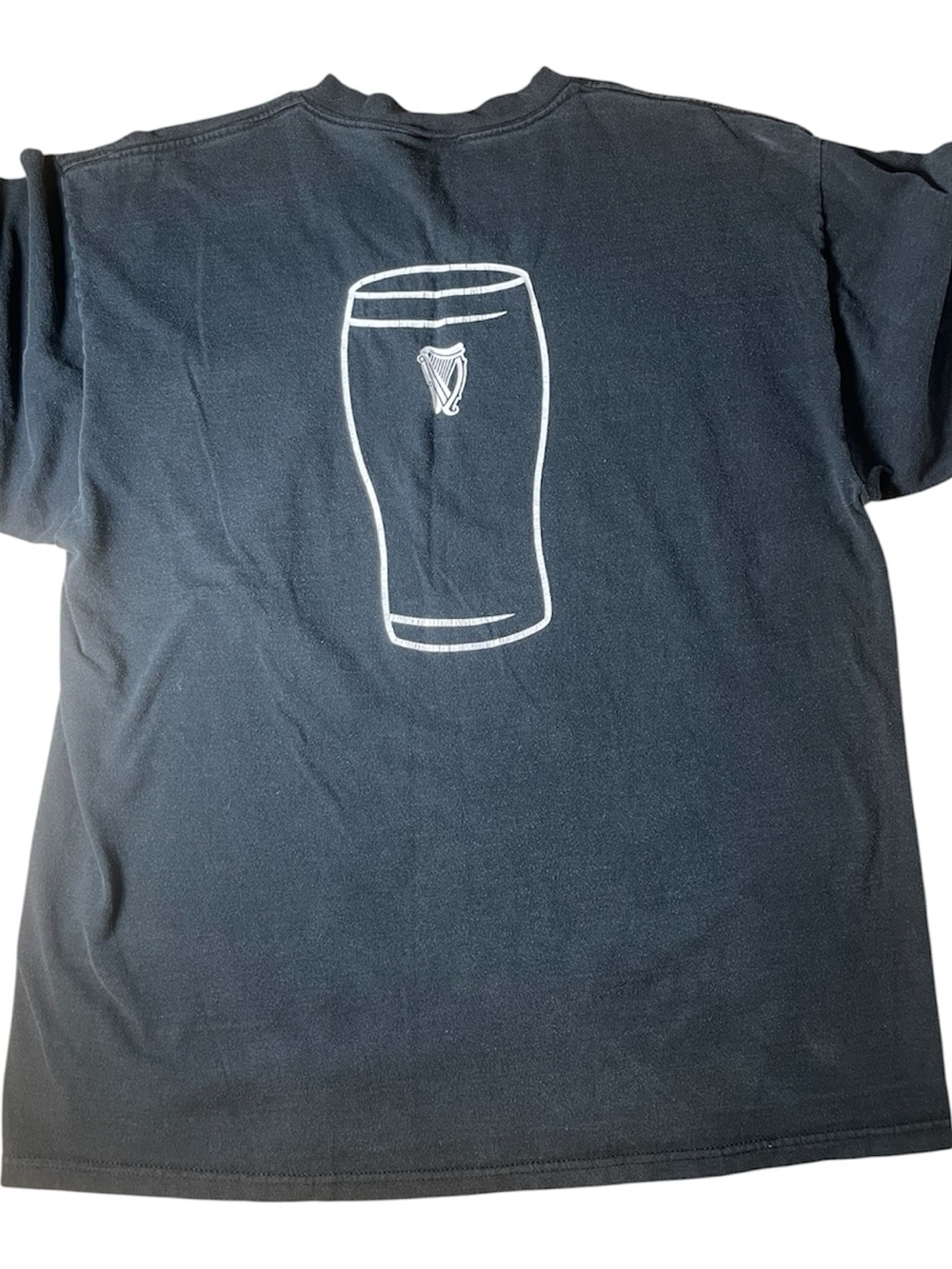 Black Guinness Pint Glass Tee - Men's Casual Shirt(M-L)